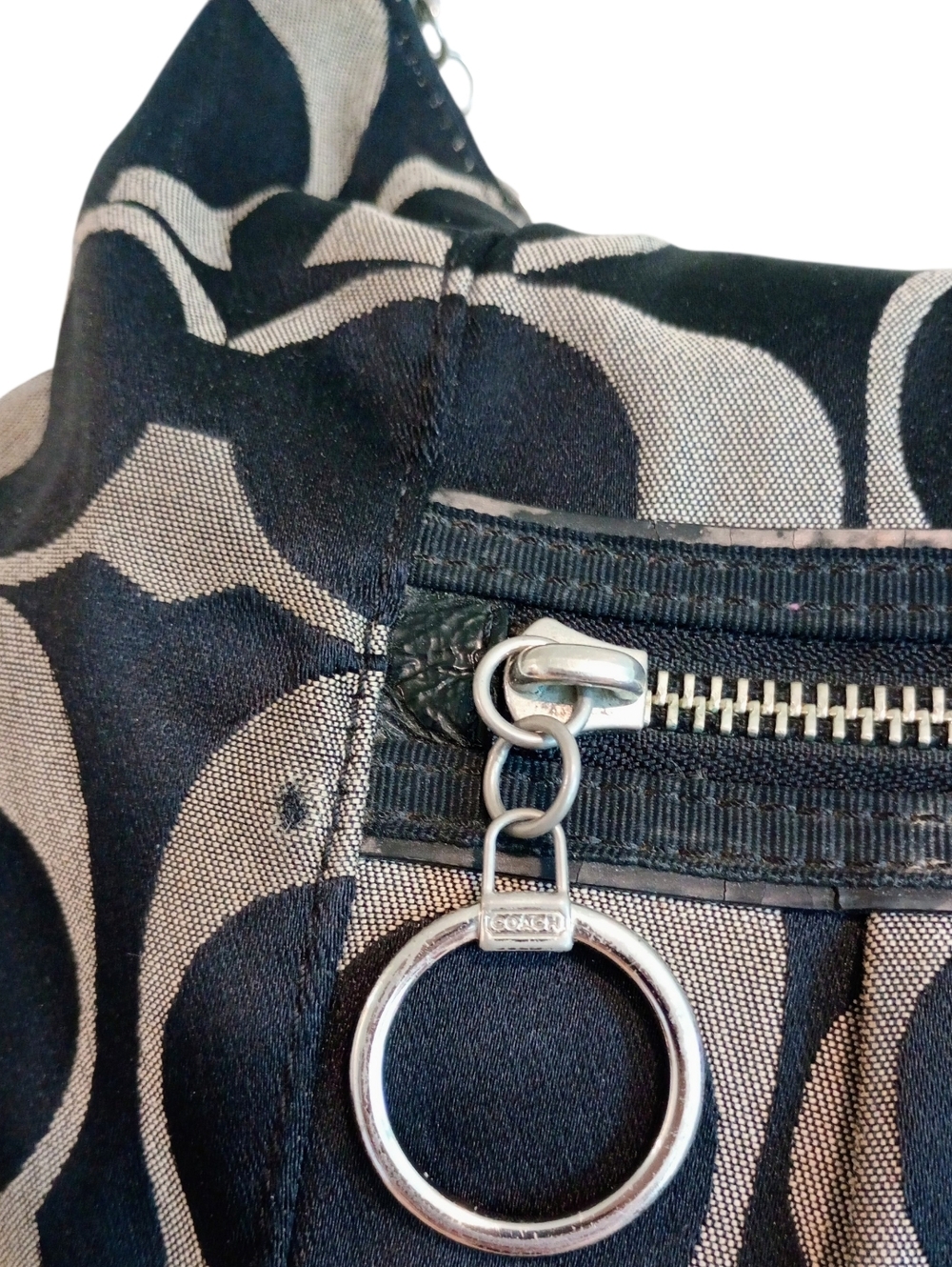 Coach Poppy Signature Hobo Style Shoulder Bag PROJECT BAG - Picture 2 of 14